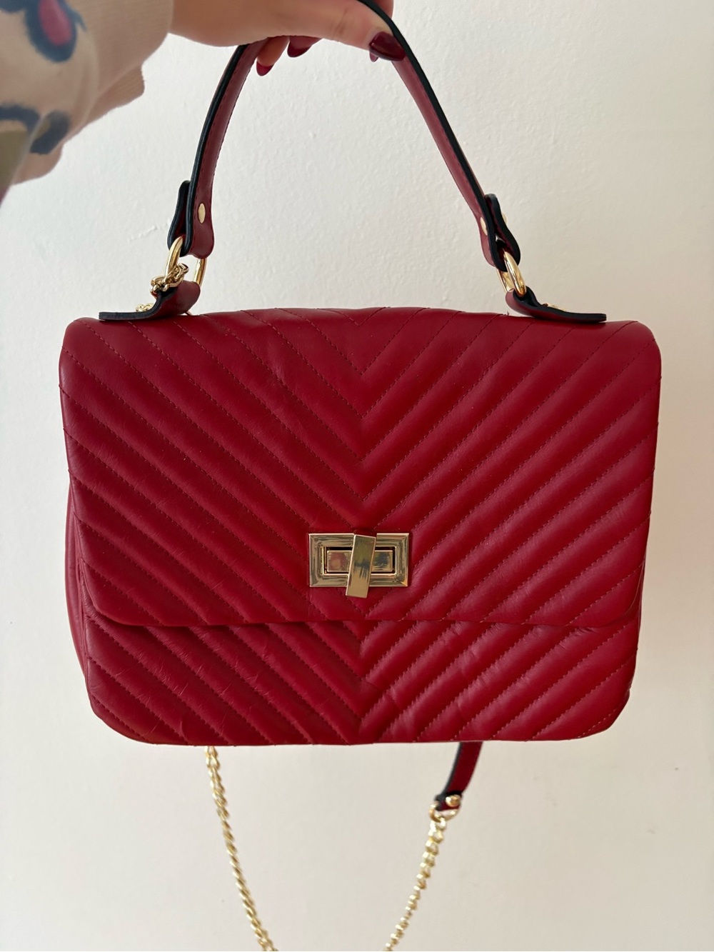 Sara Burglar Italian Leather Bag